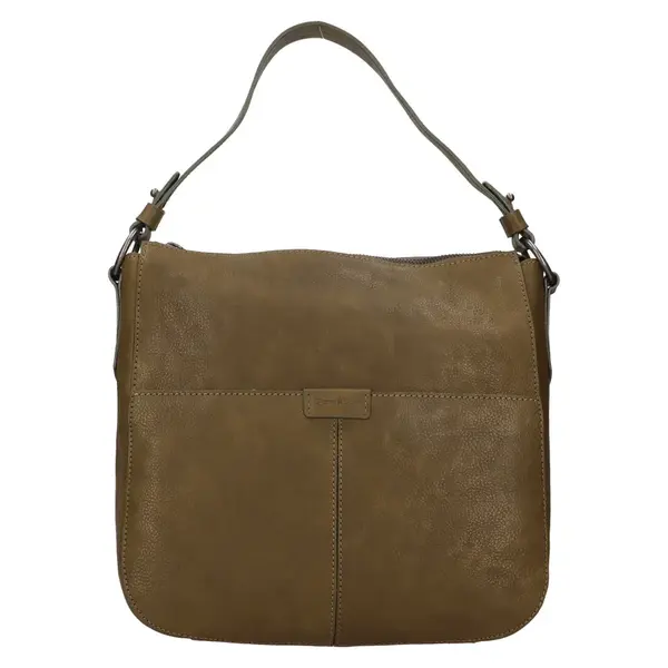 Dámská kožená kabelka Gianní Conti Luka - zelená