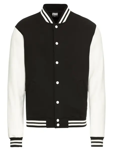 Urban Classics Prechodná bunda  čierna / biela