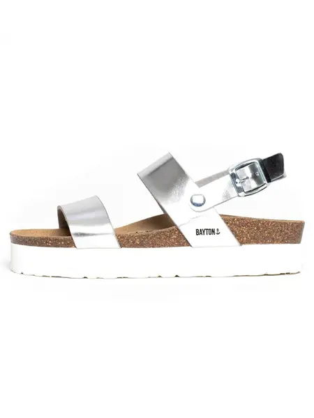 Bayton Sandále 'Gladstone'  strieborná