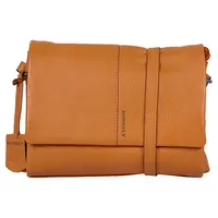 Dámská crossbody kožená kabelka Burkely Triona - oranžová