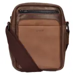 Pánská kožená taška přes rameno Lagen Fabrice - hnědá