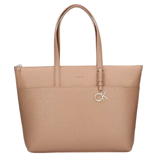 Dámska kabelka Calvin Klein Hanci - béžová