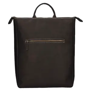 Kožený batoh HGL City - čierna