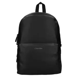 Pánsky batoh Calvin Klein Leonberg, syntetická koža, na notebook 15" − čierna