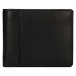 Pánska kožená peňaženka Lagen Levi - čierna