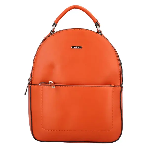 Módny dámsky batoh Ola Uma - oranžová