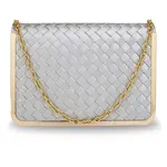 Dámska listová kabelka LS Fashion Luren - strieborná