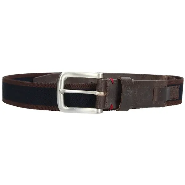 Pánsky opasok Lerros Sam - modro-hnedá