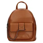 Módny dámsky batoh David Jones Molle - hnedá