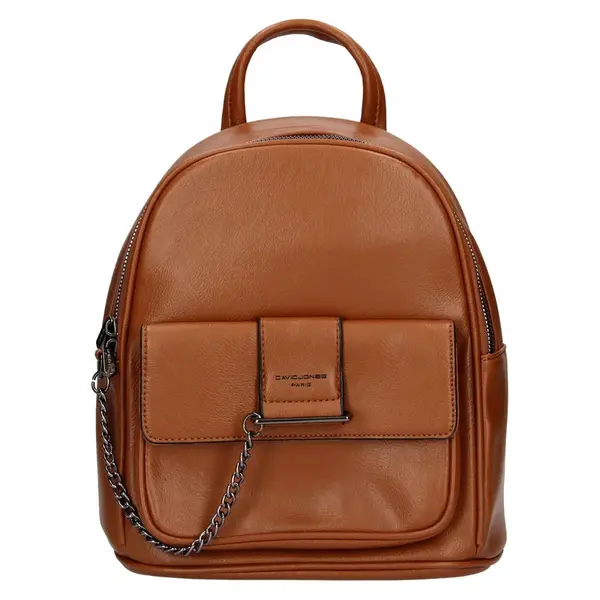 Módny dámsky batoh David Jones Molle - hnedá