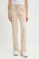 Velúrové tepláky Juicy Couture DEL RAY POCKETED PANT