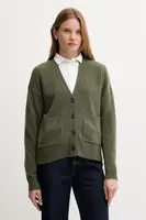 Vlnený kardigán Polo Ralph Lauren zelená farba, 211914536