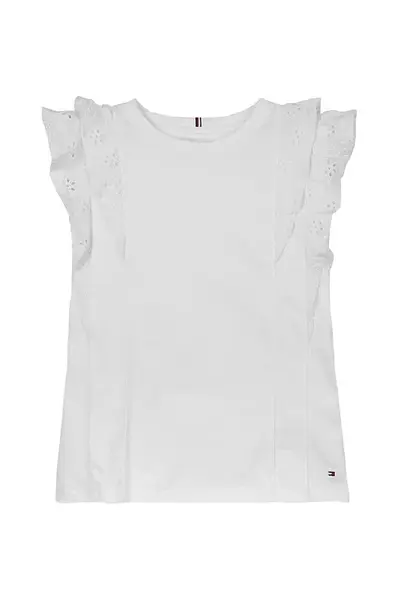 Detské bavlnené tričko Tommy Hilfiger