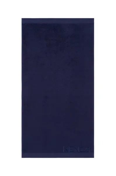 Malý bavlnený uterák Kenzo Iconic Navy 55x100 cm