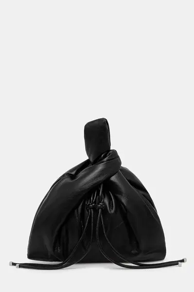 Kožená kabelka Nanushka JEN DRAWSTRING