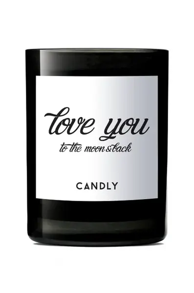Candly - Vonná  sójová sviečka Love you to the moon and back 250 g