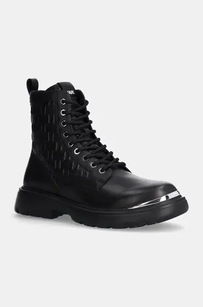 Kožené členkové topánky Karl Lagerfeld MASON