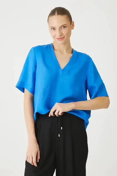 Ľanová blúzka Medicine jednofarebná