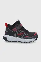 Detské topánky Skechers čierna farba
