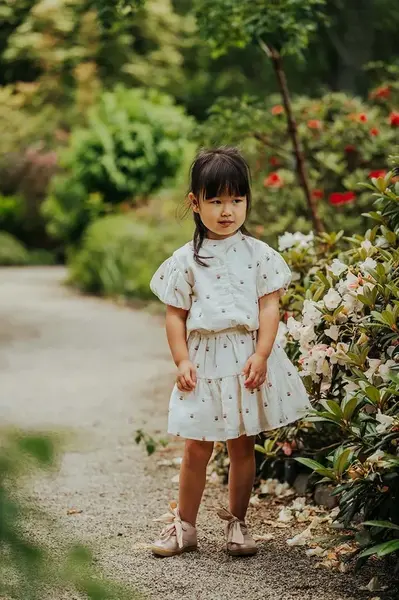 Detská blúzka Donsje Ezrah Blouse Roses