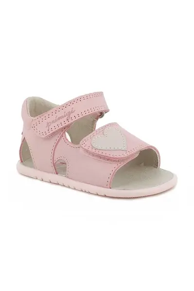 Detské kožené sandále Primigi ružová farba, PGO 79127