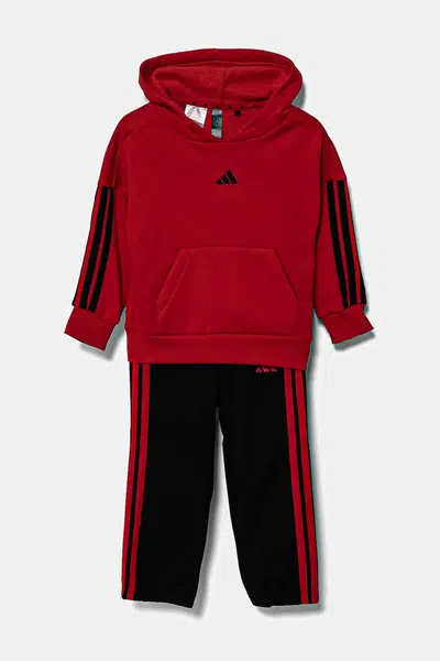 Detská tepláková súprava adidas červená farba, JN6512