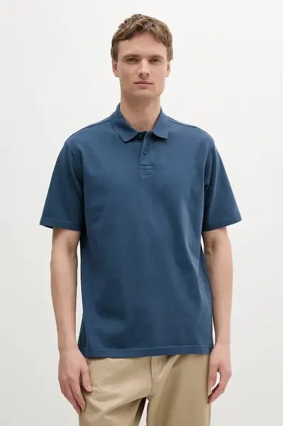 BOSS Orange Bavlnené polo tričko BOSS Orange