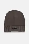 Čiapka s prímesou vlny Boss Green BOSS GREEN Asic_Beanie-X