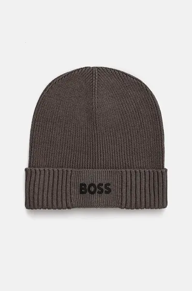 Čiapka s prímesou vlny Boss Green BOSS GREEN Asic_Beanie-X