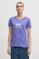 Bavlnené tričko Alpha Industries New Basic T Wmn