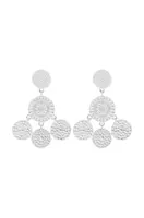 Postriebrené náušnice Lilou Boho