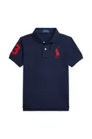 Detská bavlnená polokošeľa Polo Ralph Lauren