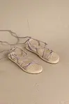 Semišové sandále Manebi Lace-Up Sandals