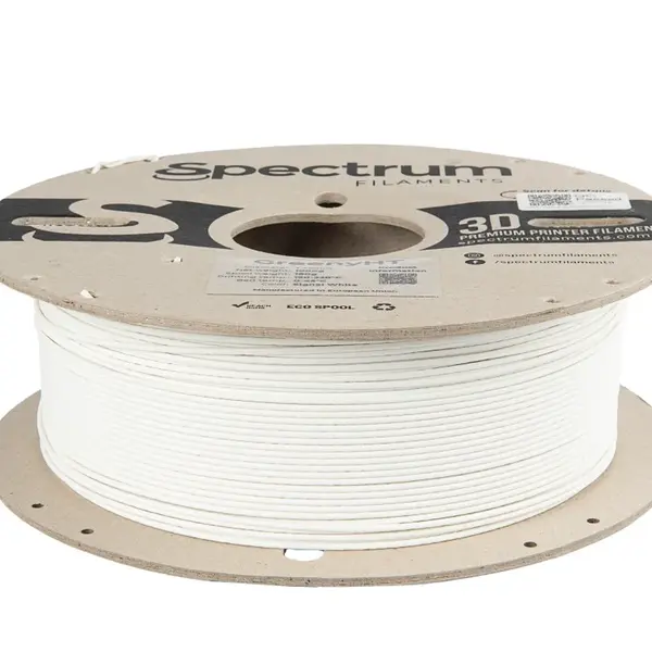 Spectrum 80700 3D filament, greenyHT, 1,75mm, 1000g, Bílý (Signal white)