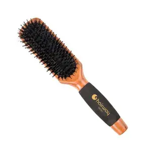 Dřevěný kartáč s kančími a umělými štětinami Hairway - 45 x 230 mm (08181) + dárek zdarma