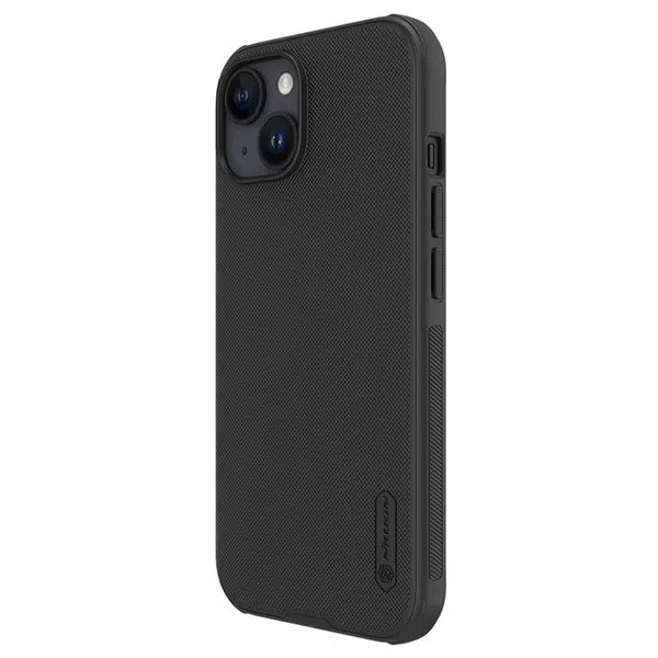 Zadní kryt Nillkin Super Frosted PRO pro Apple iPhone 15, černá (Without Logo Cutout)