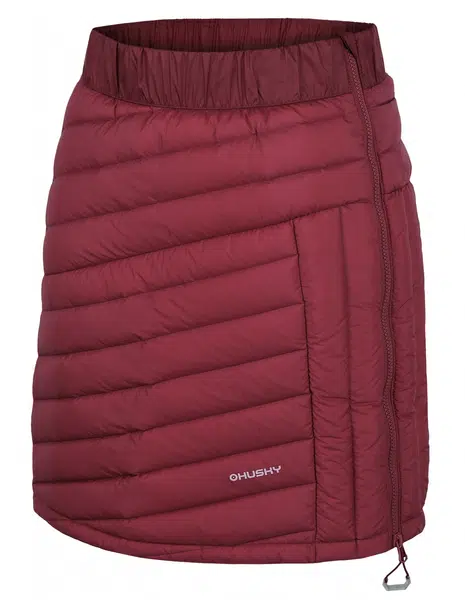 Husky Frozy L M, faded bordo Dámská péřová sukně