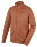 Husky Alan M XL, brown Pánský fleecový svetr na zip