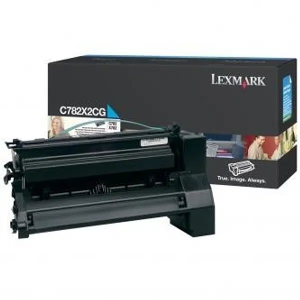 Lexmark C782X2CG azurový (cyan) originální toner