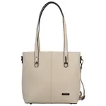 Dámská kabelka na rameno krémová - Delami Royal Class