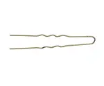 Vlnitá vlásenka Eurostil Professional - 5,5 cm, tmavě zlatá - 20 ks (00030)