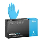 Silnější nitrilové rukavice Espeon Nitril Ideal 3 - 100 ks, modré, velikost L (100181)