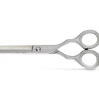 Efilační nůžky Kiepe Luxury Premium Silver 5,5" stříbrné, 38 zubů (2472/5.5) + dárek zdarma