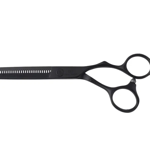 Efilační nůžky Olivia Garden SilkCut Pro Matt Black - 6,35" (PROT6.35) + dárek zdarma