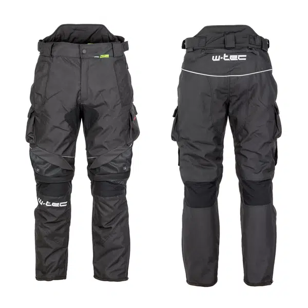 Pánské moto kalhoty W-TEC Thollte Black 4XL
