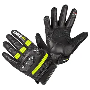 Moto rukavice W-TEC Rushin Black-Fluo Yellow XXL
