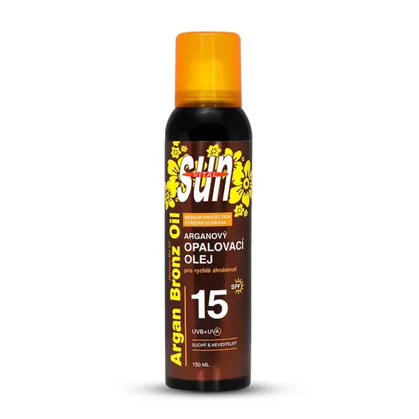Suchý opalovací olej s BIO arganovým olejem SUN VITAL SPF 15 150 ml