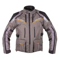 Touringová moto bunda W-TEC Smackton šedo-oranžová L