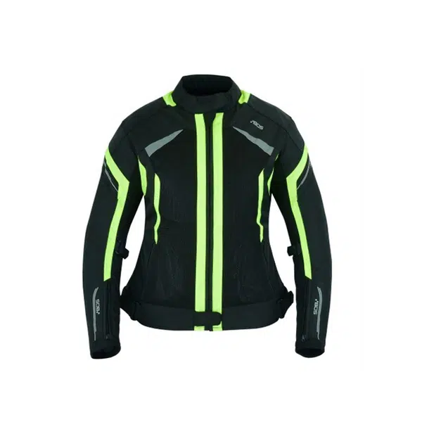 Dámská letní textilní moto bunda BOS Aylin Neon M