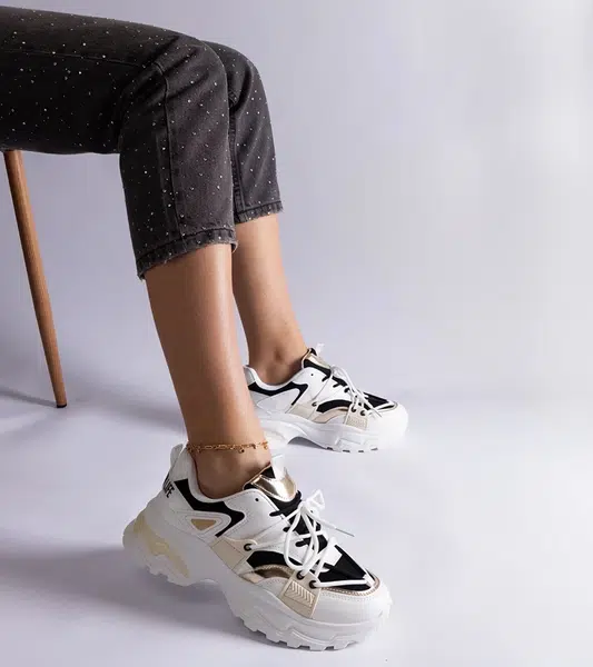 Gemre White-black Sulamita sports sneakers